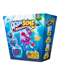Средний набор для творчества и опытов Aqua Slime.Развивающая игра для создания 3D моделей
