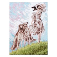 Набор для вышивания Палитра "Три грации" 20х27 см