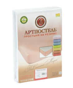 Простыня на резинке АРТПОСТЕЛЬ Подснежник, 120х60