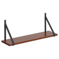 Настенная полка с полкодержателями Skyland COFFEE SH1-GINO 830х220х300 орех