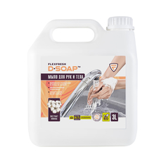 Жидкое мыло для рук Flexfresh "D-SOAP" аромат хлопок 3 л