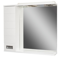 Шкаф-зеркало Домино Cube 80 Эл. левый