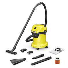 Пылесос хозяйственный Karcher WD 3 V-17/6/20 Car 1.628-115.0 Yellow
