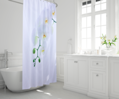 Штора для ванной 180х200 см Orchidea Bacchetta