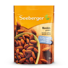 Миндаль Seeberger жареный натуральный 150г Германия