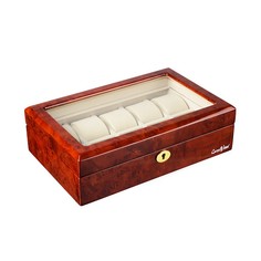Шкатулка для хранения часов LuxeWood LW804-10-3 No Brand