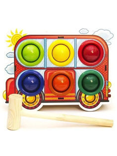 Стучалка-сортер Woodland Автобус с молотком 3634578