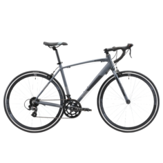 Шоссейный велосипед Stark Peloton 700.1 (2022) серый/чёрный, рама 20