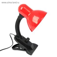 Лампа настольная Е27, светорегулятор (220В) красная (108А) Risalux