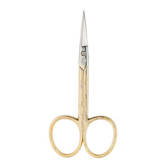Маникюрные ножницы Dewal позолоченные ручки 42GD