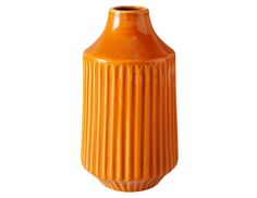 Керамическая ваза ОЛИВИЯ, оранжевая, 20 см, Boltze