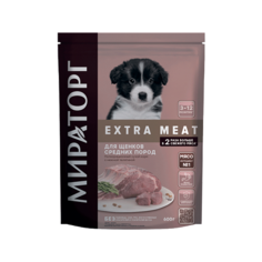 Сухой корм для щенков Winner нежная телятина, для средних пород, 5шт по 0,6кг