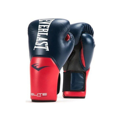 Боксерские перчатки Everlast Elite ProStyle черные, 8 унций
