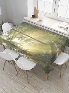 Скатерть прямоугольная JoyArty "Дорога солнца" из сатена, 120x145 см