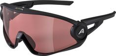 Очки Alpina 2022 5W1Ng Qv Black Matt Quattroflex+Varioflex Blue Mirror Cat.3 Hydrophobic