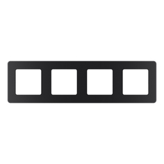 Рамка Legrand Inspiria универсальная 4 поста антрацит