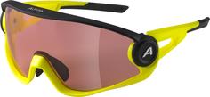 Очки Alpina 2022 5W1Ng Q Black Neon Yellow Matt Quattroflex YellowMirror Cat.3 Hydrophobic
