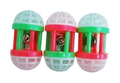 Игрушка для кошек Уют ИУ76/25 Катушка пластиковая с погремушкой 7х4 см 25 шт