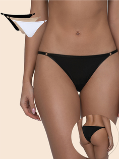 Комплект трусов женских ALLA BUONE 016/3 разноцветных 46 RU