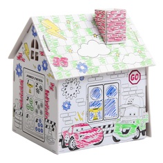 Дом-раскраска, набор для творчества «Домик», 3 в 1, Тачки Disney