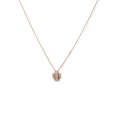 Колье из серебра с фианитом Amen CLPARB Amen.