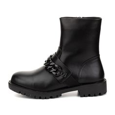 Ботинки детские ZENDEN 91-22GO-030SW цв. черный р. 34