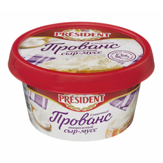 Творожный сыр-мусс President Прованс сливочный 62% 120 г