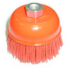Щетка "чашка" нейлоновая 100мм М14х2мм SKRAB 35474
