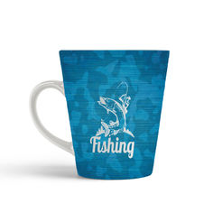 Кружка-латте CoolPodarok Рыбалка Fishing2