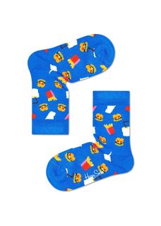 Носки детские Happy socks Kids Hamburger Sock KHAM01 цв. разноцветный р. 14