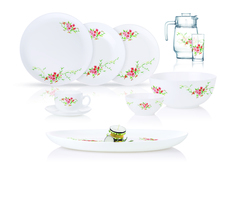 Набор столовый DIWALI FLORETTA 46 предметов Luminarc