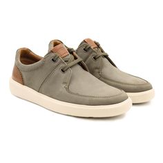 Полуботинки мужские Clarks Cambro Lace 26158239 зеленые 41 EU