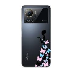 Чехол Awog "Платье из бабочек" для Infinix Note 12 VIP