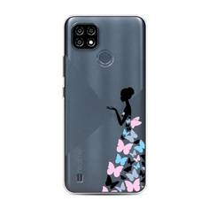 Чехол Awog "Платье из бабочек" для Realme C25Y
