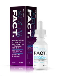 Сыворотка для лица ART&FACT с ниацинамидом 10% и гиалуроновой кислотой 0,3%