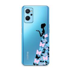 Чехол Awog "Платье из бабочек" для Oppo A96 4G