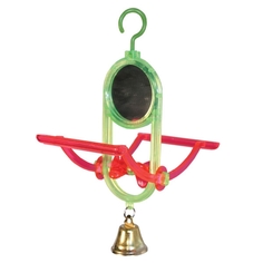Веселые качели для попугаев Triol, разноцветный, 12х7х15 см