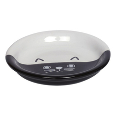 Миска-молочница для кошек Nobby Cat Face керамика 14 x 2 см