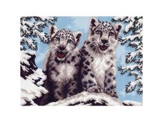 Рисунок на канве Матренин Посад Белоснежные барсы 0581