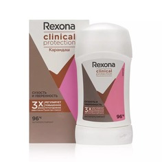 Дезодорант-антиперспирант стик для тела Rexona Clinic Protect 40 мл