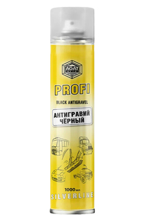 Антигравий Черный (Аэрозоль) 1000мл Profi AGAT Avto арт. SL0104 Агат