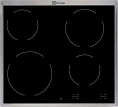 Встраиваемая варочная панель электрическая Electrolux EHF6240XXK Black, Silver