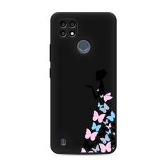 Чехол Awog "Платье из бабочек" для Realme C25Y