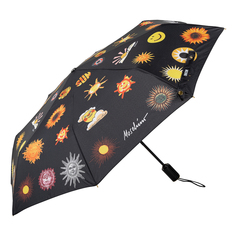 Зонт складной женский автоматический MOSCHINO 8960-OCA Suns, черный