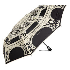 Зонт складной женский автоматический GUY DE JEAN 3405-OC Eiffel, черный