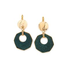 Серьги из бижутерного сплава с деревом Nature Bijoux NB22.2-12-78076