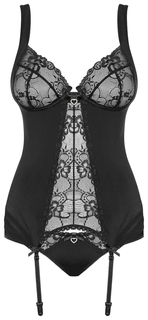Ажурный корсаж Heartina с маленькой подвеской-сердечком Obsessive