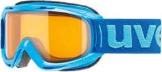 Очки Горнолыжные Uvex 2022-23 Slider Lgl S1 Cayan/Lasergold Lite