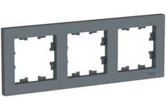 Рамка трехпостовая ATLASDESIGN универсальная грифель Schneider Electric