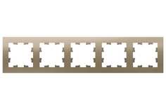 Рамка 5-м ATLAS DESIGN универс. шампань SchE ATN000505 Schneider Electric